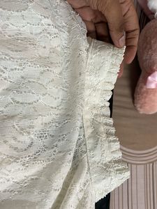 Elegant White Lace Blouse