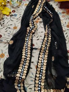 Elegant Black Dupatta