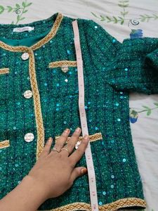 Emerald Tweed Jacket