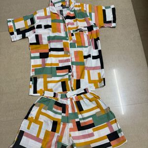 Funky Geometric Pajama Set
