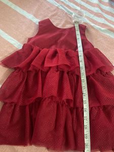 Red Tiered Dress
