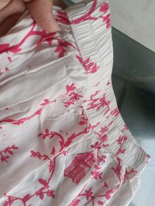 Pink And White Lovely Skirt