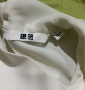 Over Sized  Uniqlo White Shirt