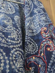 Paisley Print Shrug Top