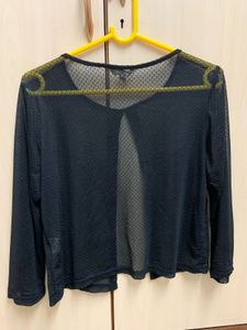 AND Black Sheer Shrug