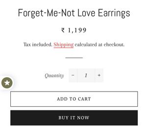 Real Flower Pressed Earrings