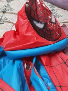 Spider-Man Raincoat For 10yr Old Kids
