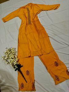 Yellow Designer Kurta Set