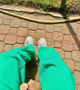 Green Wide Leg Pants