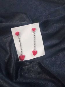 Heart Drop Earrings