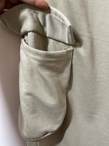 Beige Cargo Trousers