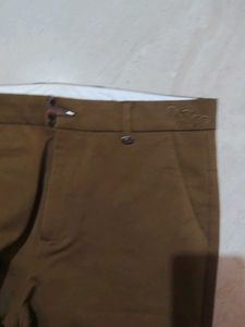 Brown Casual Pants