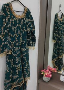 🔥😍Green Paplon Style Nikah Dress😍🔥