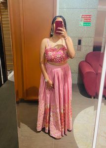 Pink Lehenga Choli Set