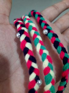 Handmade Braided Hair Accessories with  Shell