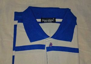 Striped Polo T-Shirt