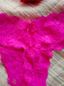 2 Victoria&#39;s Secret PINK Lace Thong Set
