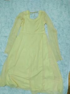 Yellow Anarkali