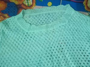 Mint Green Knit Top