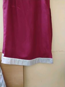 Magenta W Kurta