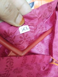 New Pink Printed Kurta XL