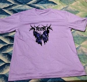 Purple Printed Tshirt