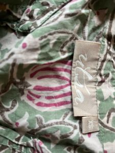 Floral Print Kurti With Pockets