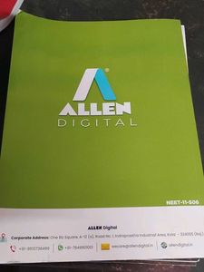 Allen NEET 11th Class Module Of Biology
