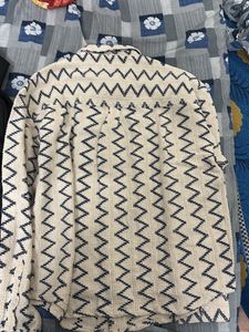 zig-zag knit shirt