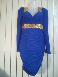 Blue Bodycon Dress 😍SALE OFFER😍