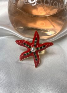 Starfish Pearl Ring