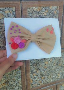 beautiful bow hair clip for girls