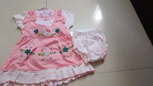 Cute Pink Dress Set