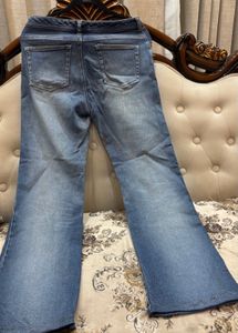 Flared Denim Jeans