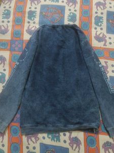 Blue &#39;Escape&#39; Sweatshirt Denim