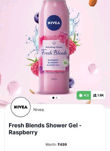 Nivea Dress Blends Shower Gel 🥭🍇🍓
