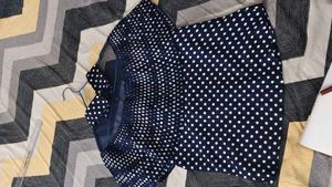 Polka Dot Off-Shoulder Top