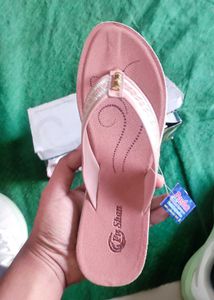 NEW Ladies PU chappal Slipper Pink Flip Flops
