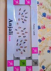 Multicolored Drop Shape Bindi