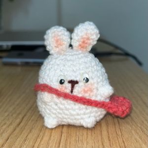 Crochet Chick Keychain