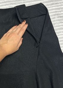 Elegant Black Flared Skirt