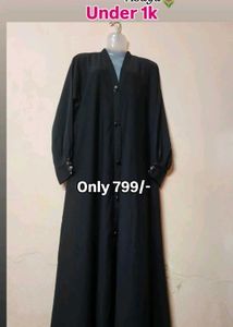 Elegant Black Abaya