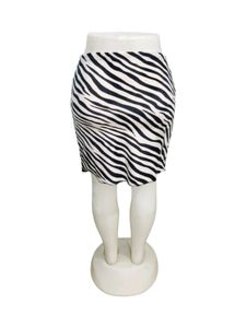 Zebra Print Pencil Skirt