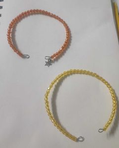 Stack Of 8 Pastel Beaded Bracelets 🧸✨