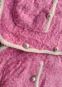 (Made In Korean) Pink Knit Cardigan