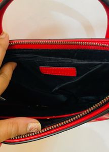 Allen Solly Big Brand Red Sling Bag Office