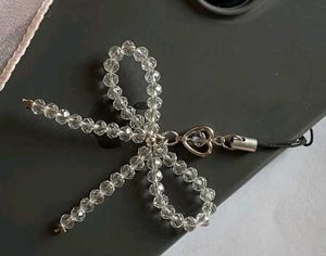 Beaded Crystal Phone Charms