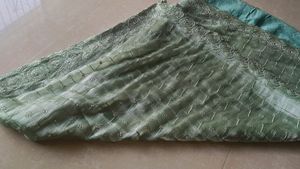 Pista Green  Silk Saree With Embroidery Work