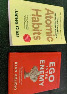 Atomic Habits+ Ego Id Is The Enemy Book