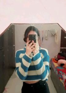 Turtle Neck Pullover Sweater For Women